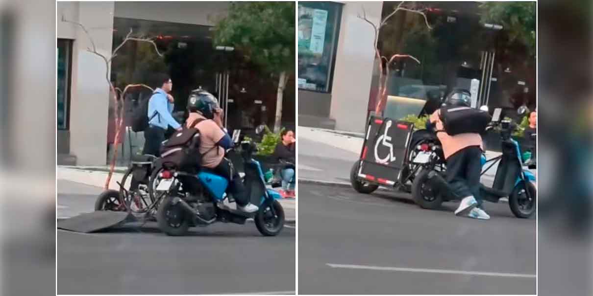 Repartidor en silla de ruedas se vuelve viral y conmueve a redes sociales; Italika y El Tío Richie lo buscan 