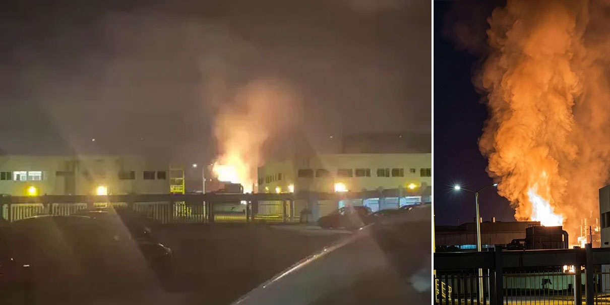 Se incendia planta de polietileno de Pemex en Coatzacoalcos