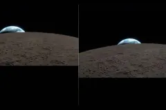 La tierra ocultándose detrás de la luna. Un fenómeno visual único desde Artemis II