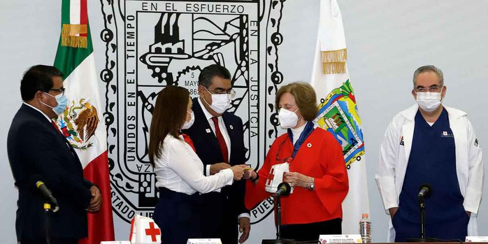 Sergio Salomón llama a poblanos a sumarse a la Colecta de la Cruz Roja 2023