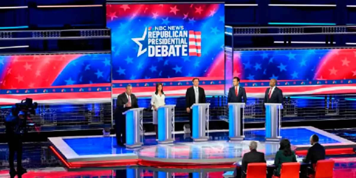 Ron DeSantis asegura en debate republicano que acabará con el narc0