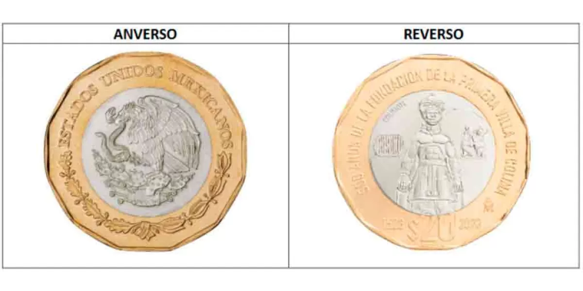 Conoce la nueva moneda de 20 pesos