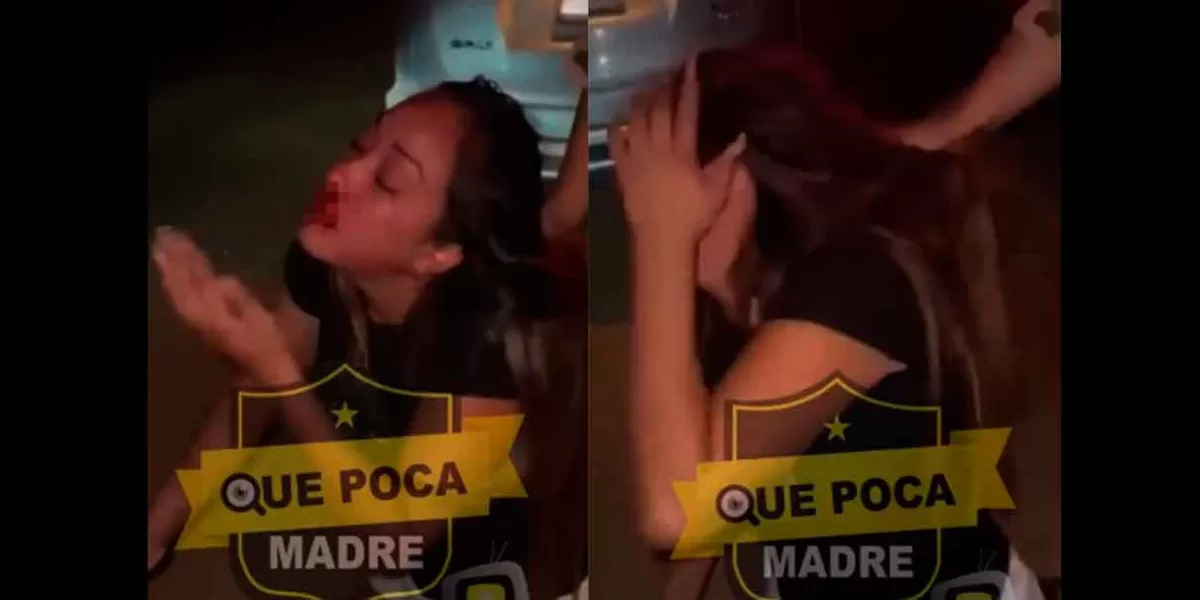  VIDEO. Mujer golpea hasta el cansancio a la amante  de su esposo