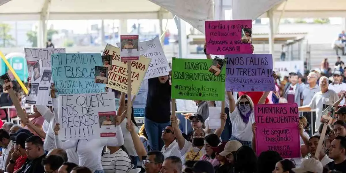 desaparecidos demandan respuesta a Sheinbaum