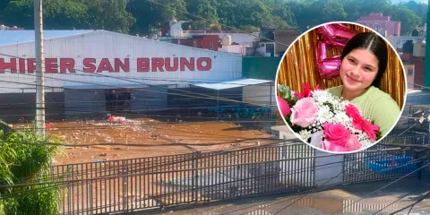 Muere Joselyn atrapada por inundación en su trabajo en Veracruz. VIDEO