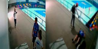 VIDEO. Brutal ASESINATO de instructor de natación en Brasil