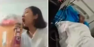 VIDEO. Mujer traga cucaracha por accidente y se rocía insecticida en la boca