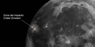 Cohete de SpaceX se estrella contra la Luna y satélite surcoreano registra el impacto