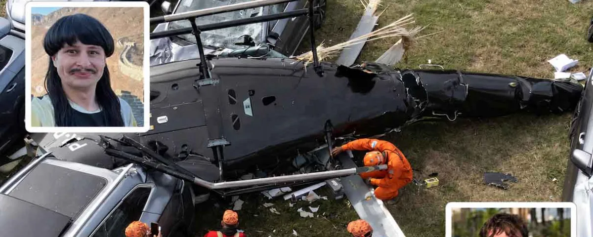 Mueren Oliver Tree y Gaspi en choque de helicópteros en Brasil; accidente deja seis fallecidos