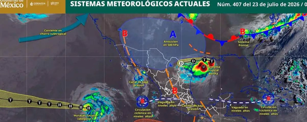 Autoridades mantienen protocolos por lluvias en México; llaman a evitar zonas de riesgo