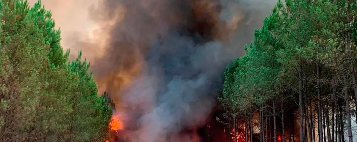 Incendio sin control provoca evacuación de 270 mil personas en España y Francia