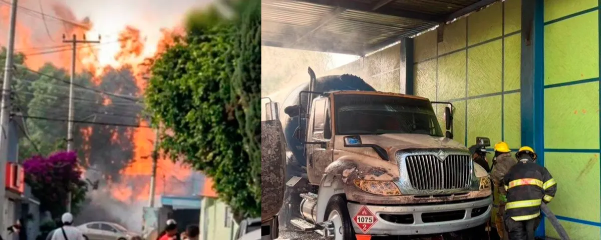 Explosión en gasera de Coacalco deja un herido y más de 200 evacuados. VIDEO